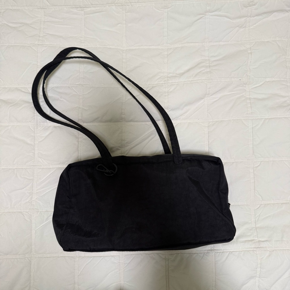 Baggu Nylon Bowler Bag in Black